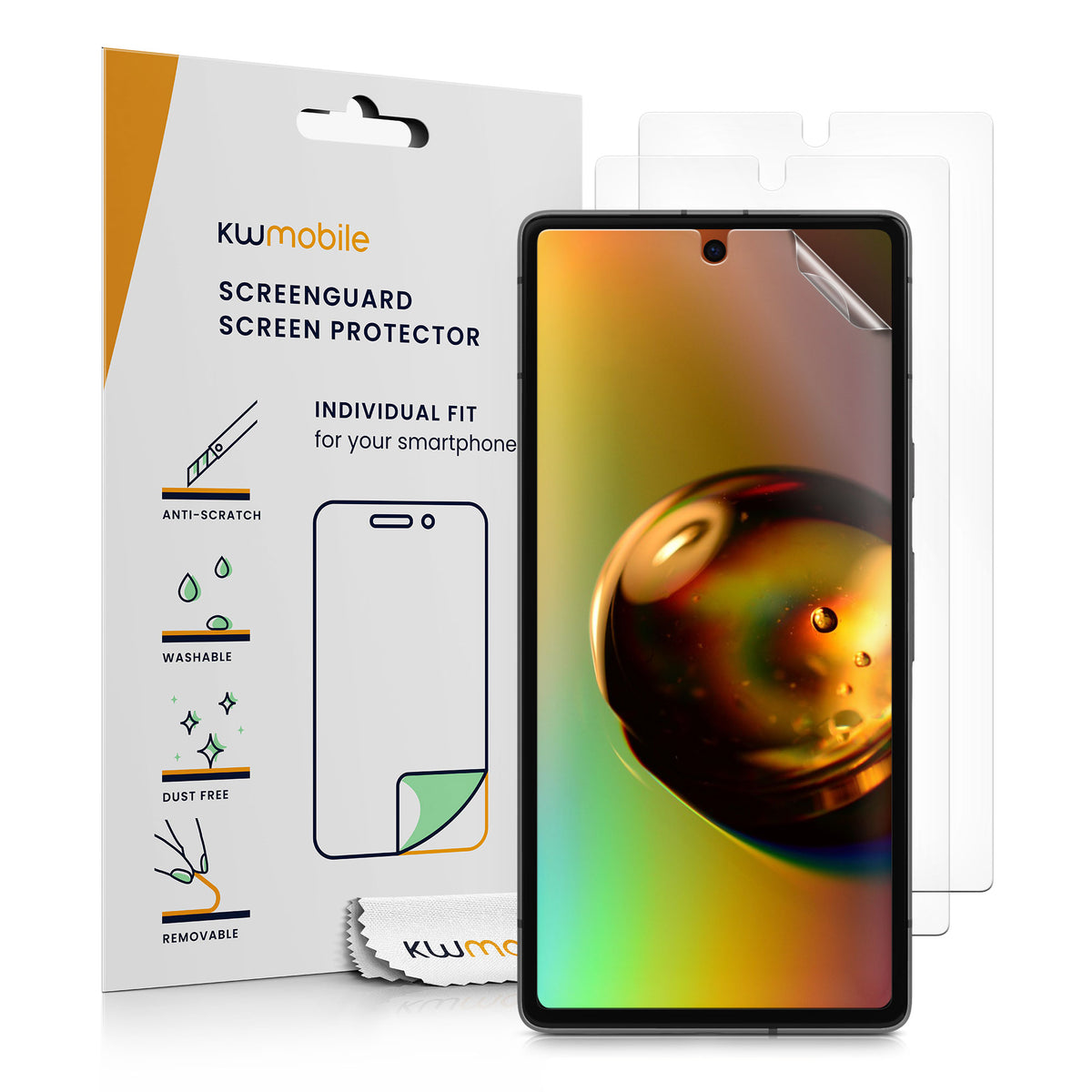 3x Folie kristallklar für Google Pixel 7a