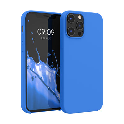 Gummierte Silikon Hülle für Apple iPhone 12 Pro Max in Sea Breeze