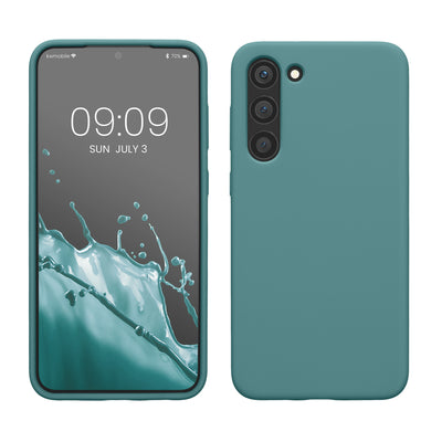 Gummierte Silikon Hülle für Samsung Galaxy S23 Plus in Antique Stone