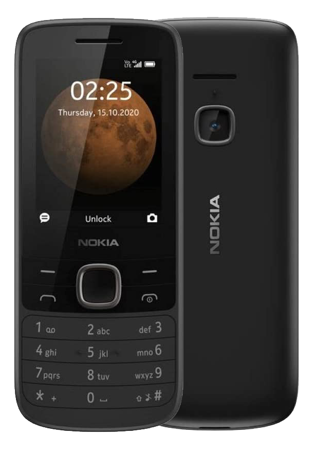 Nokia 225 4G Dual-SIM schwarz - Ohne Vertrag