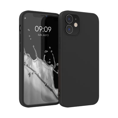 TPU Hülle für Apple iPhone 12 / iPhone 12 Pro in Schwarz matt