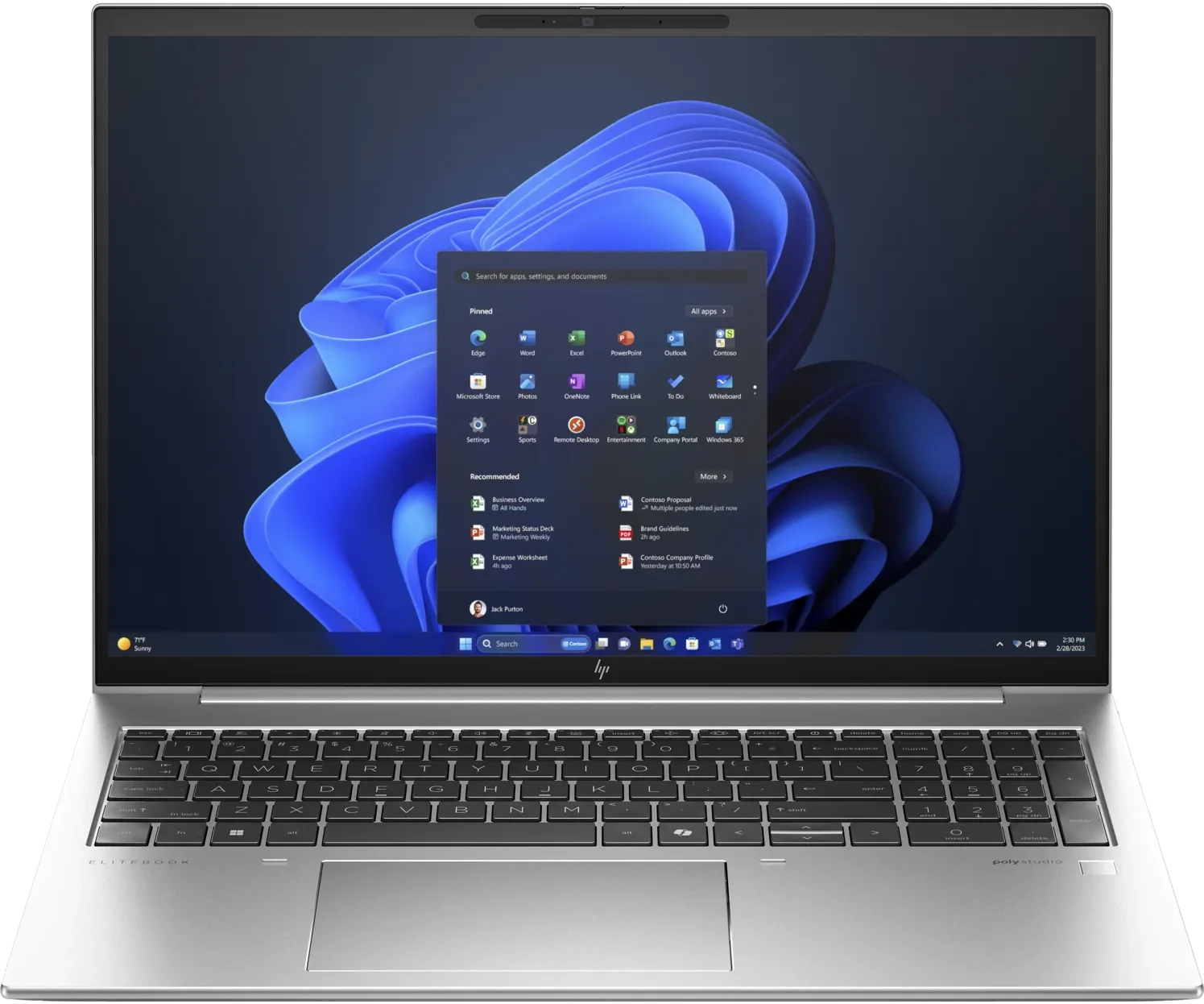 HP EliteBook 860 G11 16" 2024 WUXGA Ultra 5 135U 16 GB / 256 GB SSD W11Pro QWERTZ Silber Renew - Ohne Vertrag