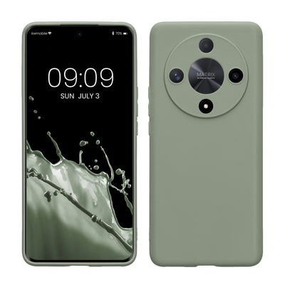 TPU case with camera protection for Honor Magic6 Lite / X9B in gray -green