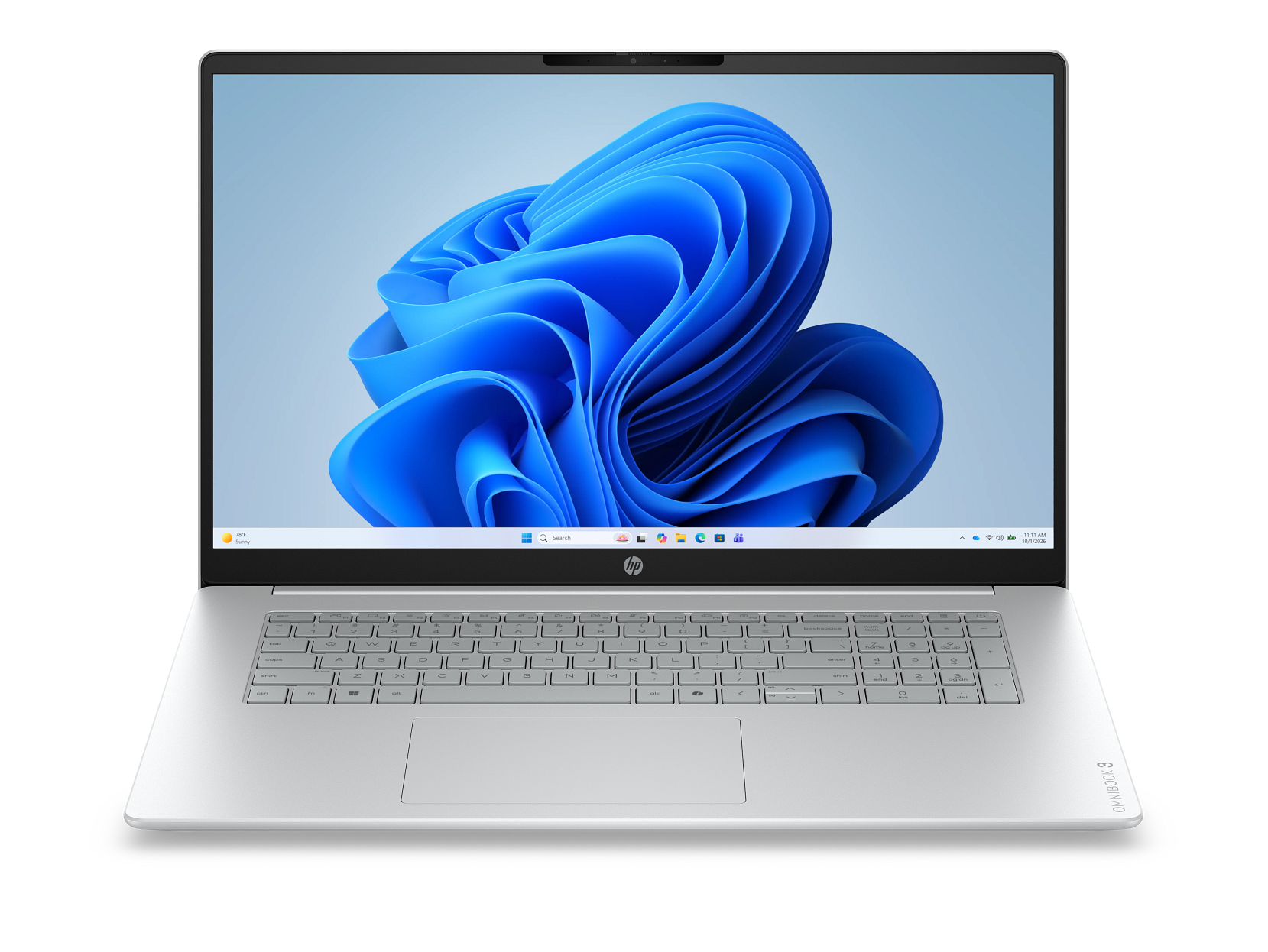 HP OmniBook 3 17-dp0550ng 17" 2025 FHD Ryzen 5 130 8 GB / 512 GB SSD W11H QWERTZ Silber - Ohne Vertrag