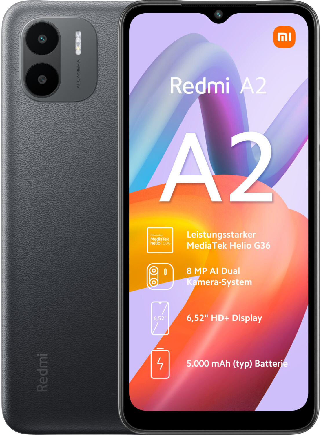 Xiaomi Redmi A2 Dual-SIM schwarz - Ohne Vertrag