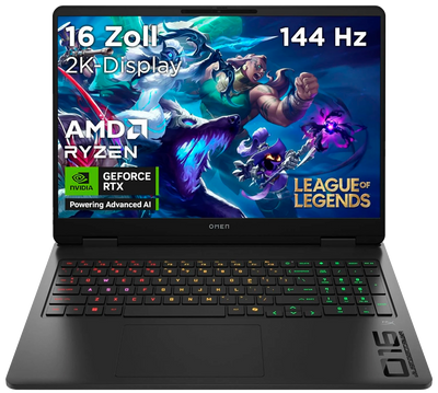 OMEN 16-ap0175ng 2025 R9 32GB 1TB RTX5070 FreeDOS QWERTZ Renew
