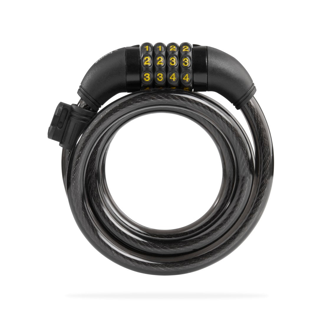 Hama Fahrrad-Zahlenspiralschloss, 120 cm, Schwarz