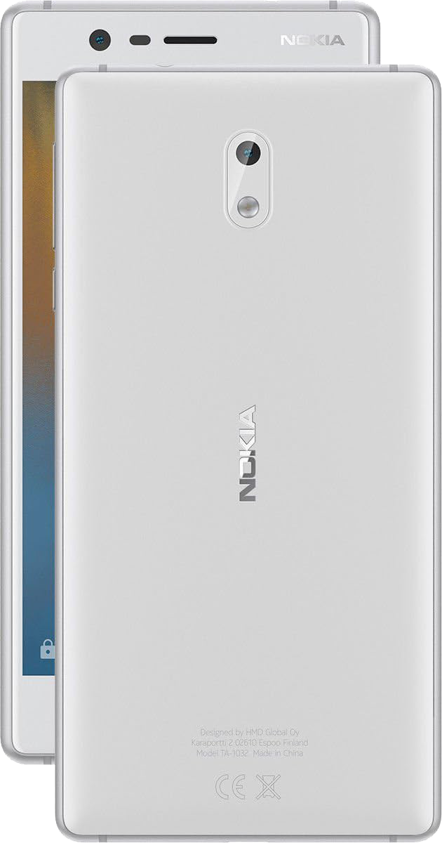 Nokia 3 Single-SIM silber - Ohne Vertrag