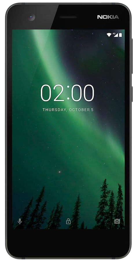 Nokia 2 Single-SIM schwarz - Ohne Vertrag
