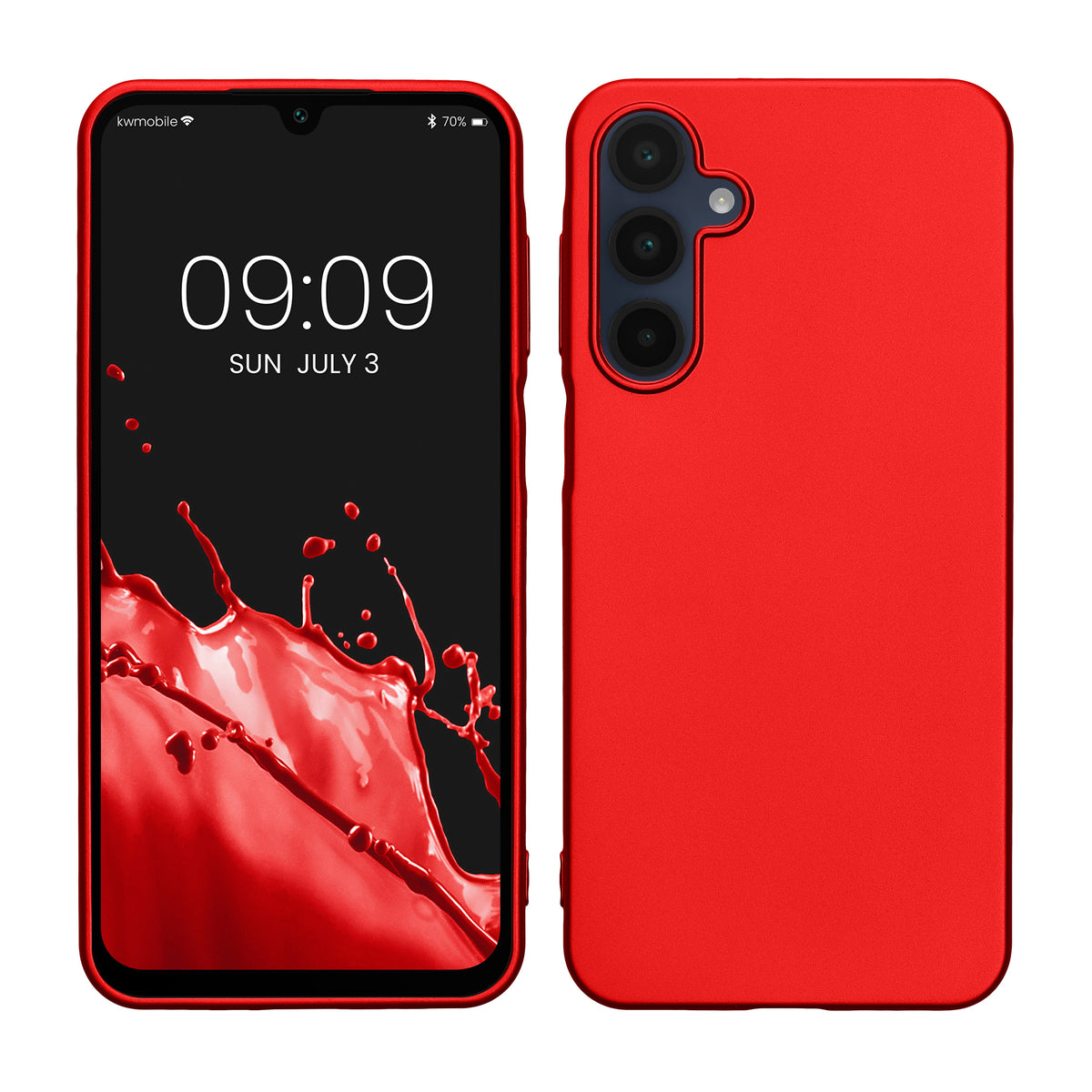 TPU Hülle für Samsung Galaxy A16 5G in Metallic Dunkelrot
