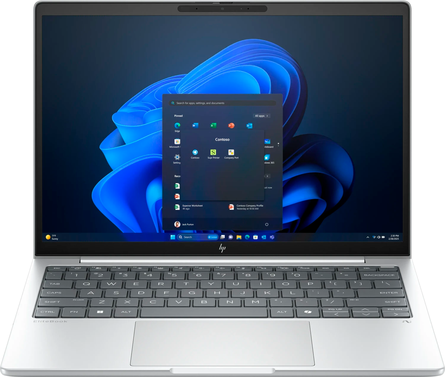 HP EliteBook 8 G1a 13 2025 WUXGA Ryzen AI 5 340 32 GB / 512 GB SSD W11Pro QWERTZ silber Renew - Ohne Vertrag