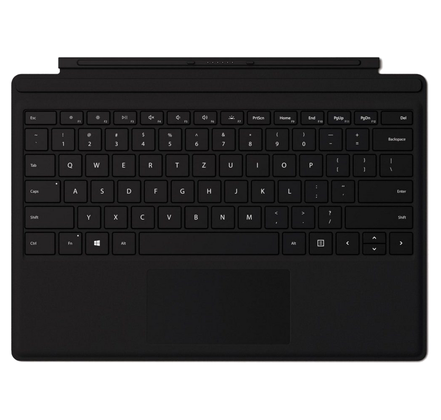 Microsoft Surface Pro Signature Type Cover 1864 Keyboard QWERTZ Schwarz - Ohne Vertrag