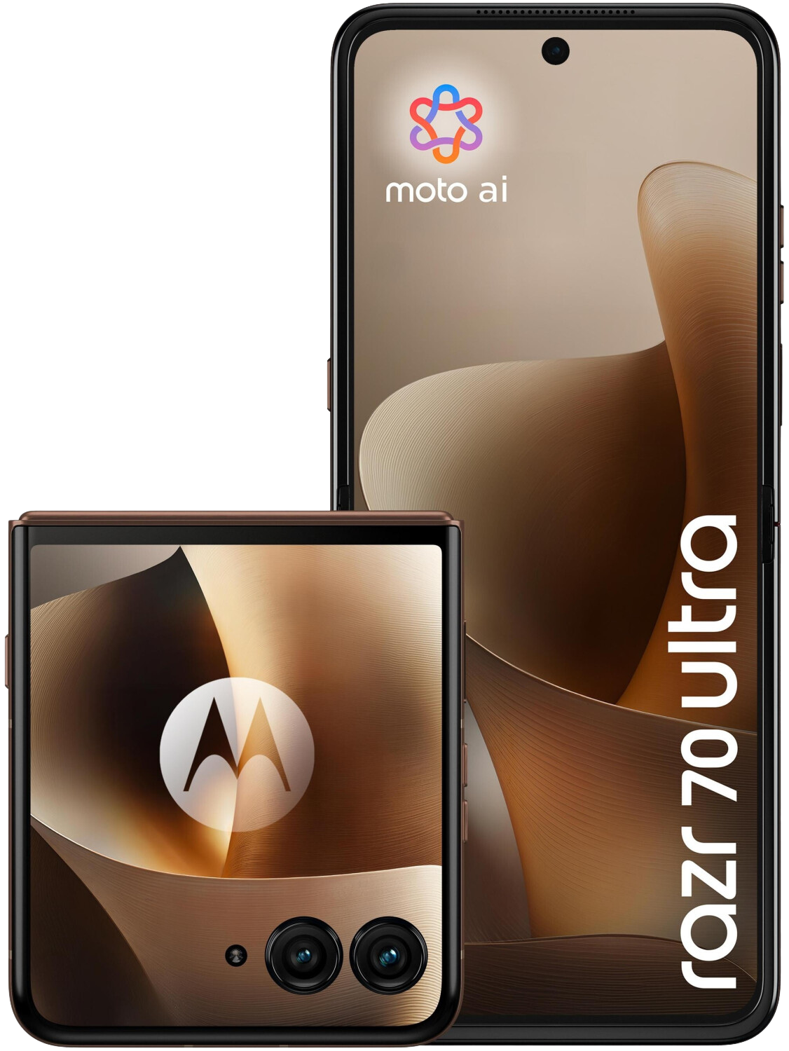 Motorola Razr 70 Ultra 5G Dual-SIM braun - Ohne Vertrag