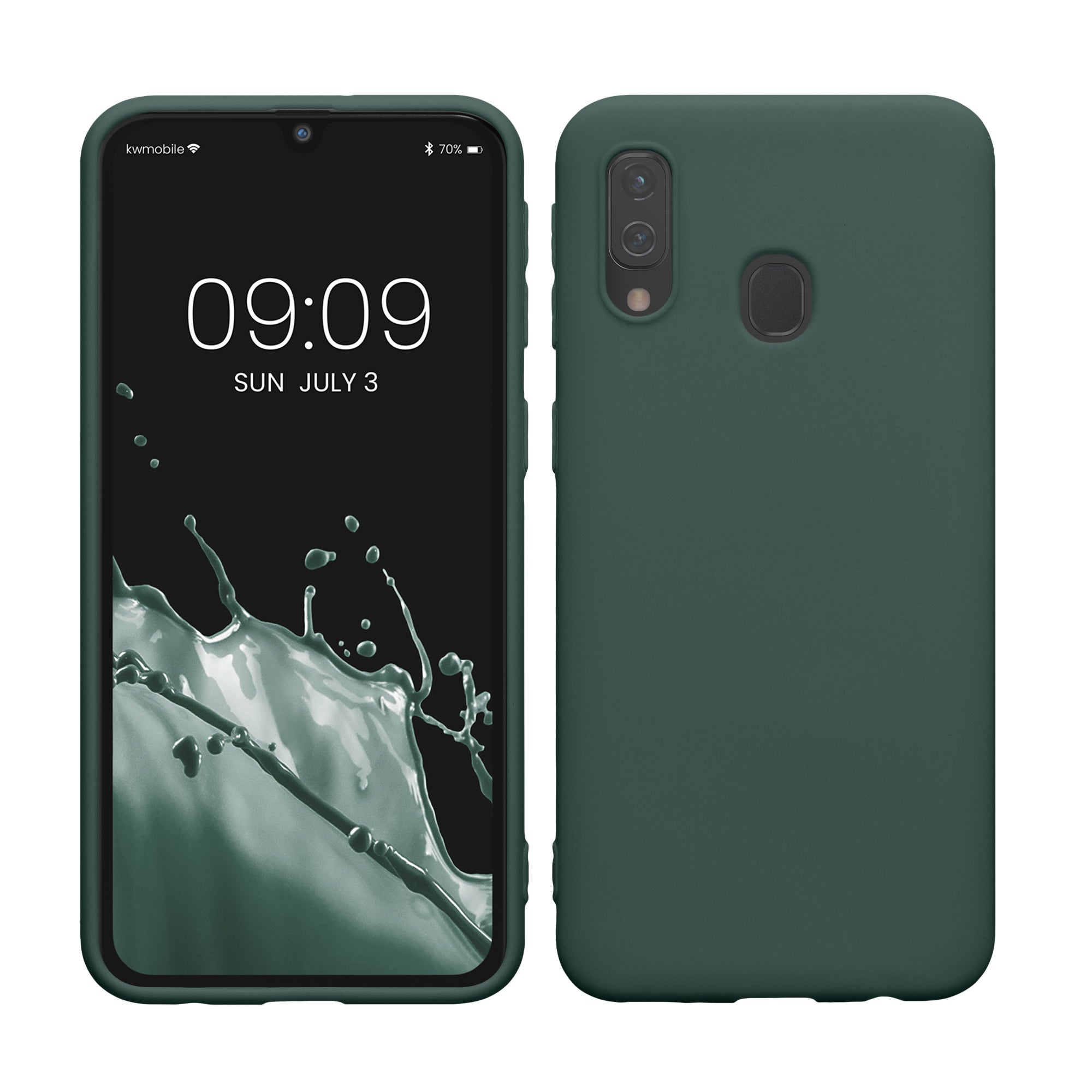 TPU Hülle für Samsung Galaxy A40 in Moosgrün