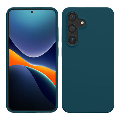 Rubberized silicone shell for Samsung Galaxy S24 in Petrol Matt