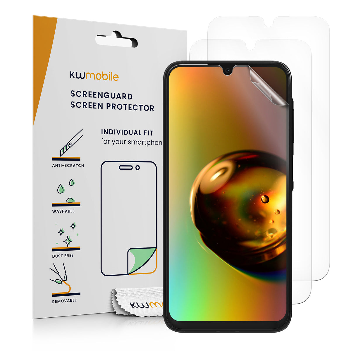 3x Folie kristallklar für Samsung Galaxy A25