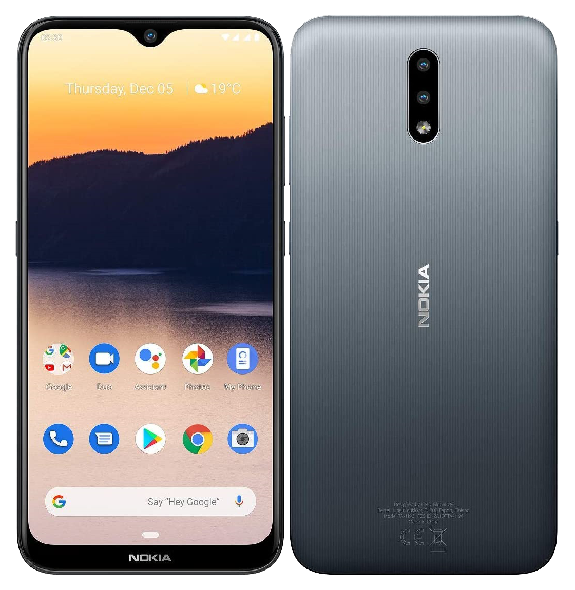 Nokia 2.3 Single-SIM schwarz - Ohne Vertrag