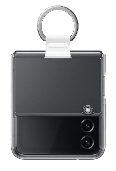 Clear cover with ring (Galaxy Z Flip 4) transparent