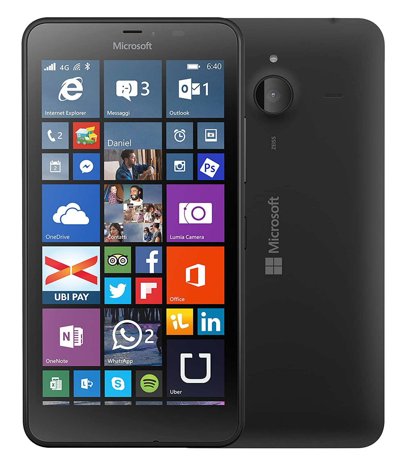 Nokia Lumia 640 XL LTE schwarz - Ohne Vertrag