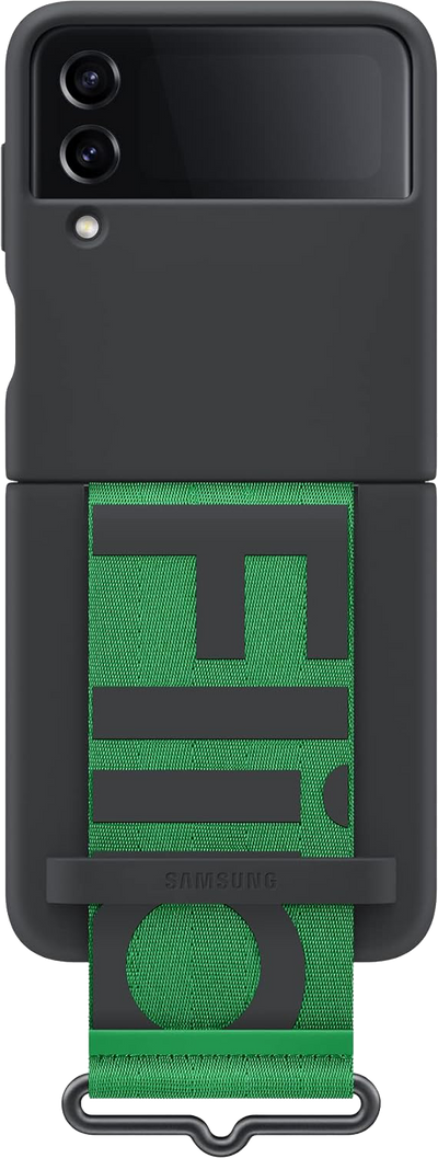 Silicone cover with strap (Galaxy Z Flip 4)