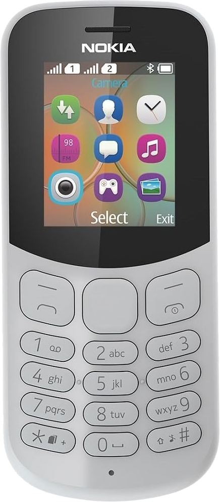 Nokia 130 (2017) Dual-SIM grau - Ohne Vertrag