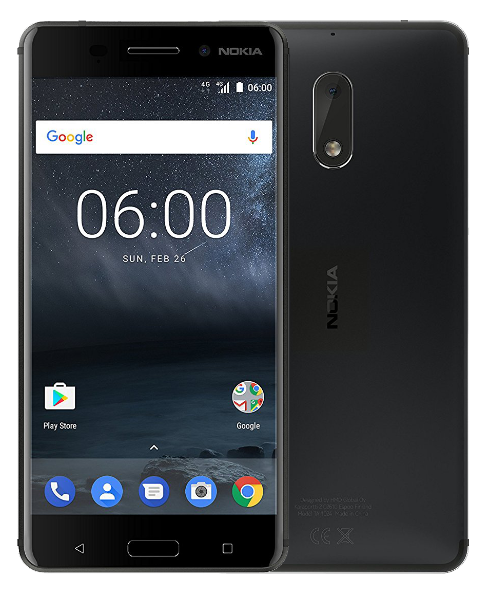 Nokia 6 Dual-SIM schwarz - Ohne Vertrag