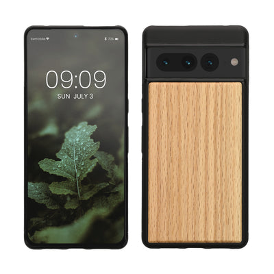Holzhülle mit TPU Bumper für Google Pixel 7 Pro Eichenholz