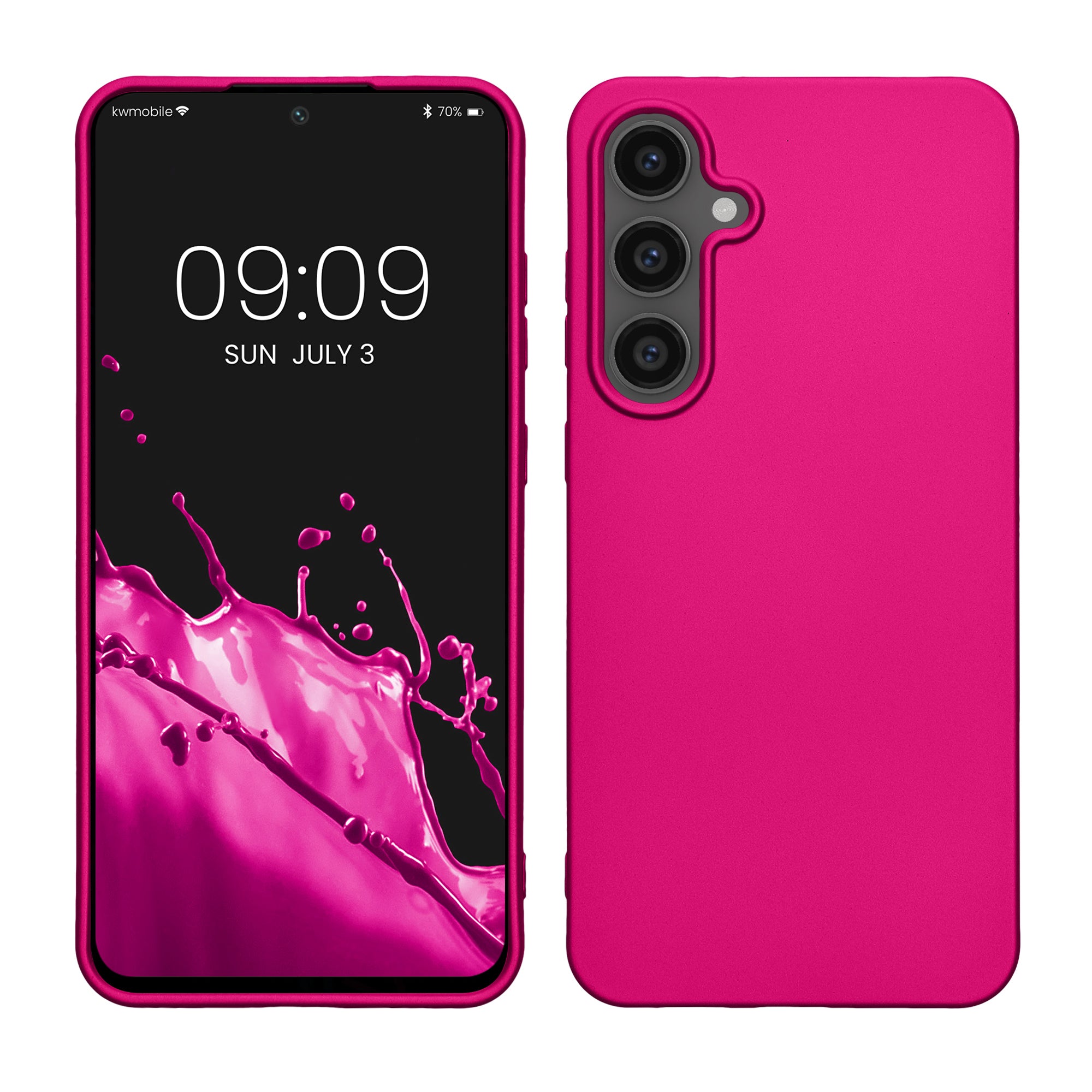 TPU Hülle für Samsung Galaxy S24 FE in Metallic Pink