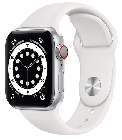 Watch 6 LTE silver aluminum 40mm M06M3