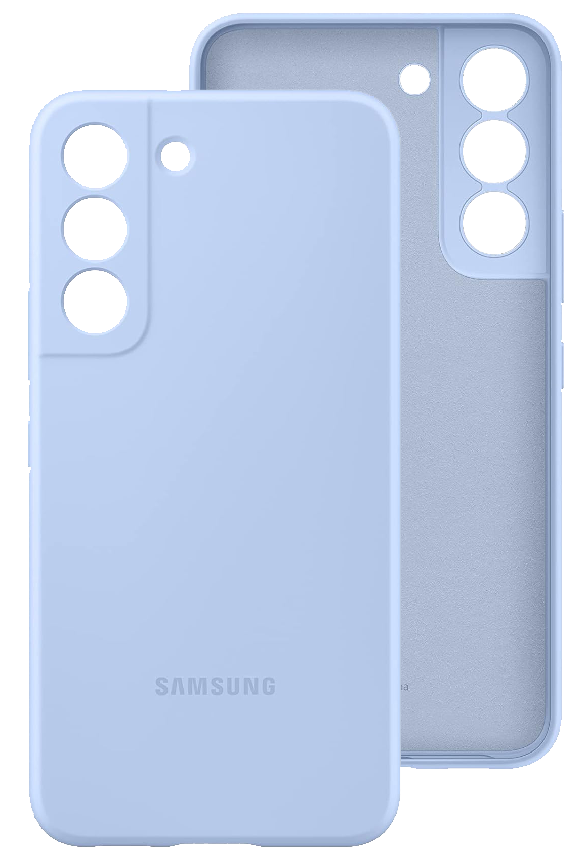 Samsung Silicone Cover (Galaxy S22) blau - Ohne Vertrag