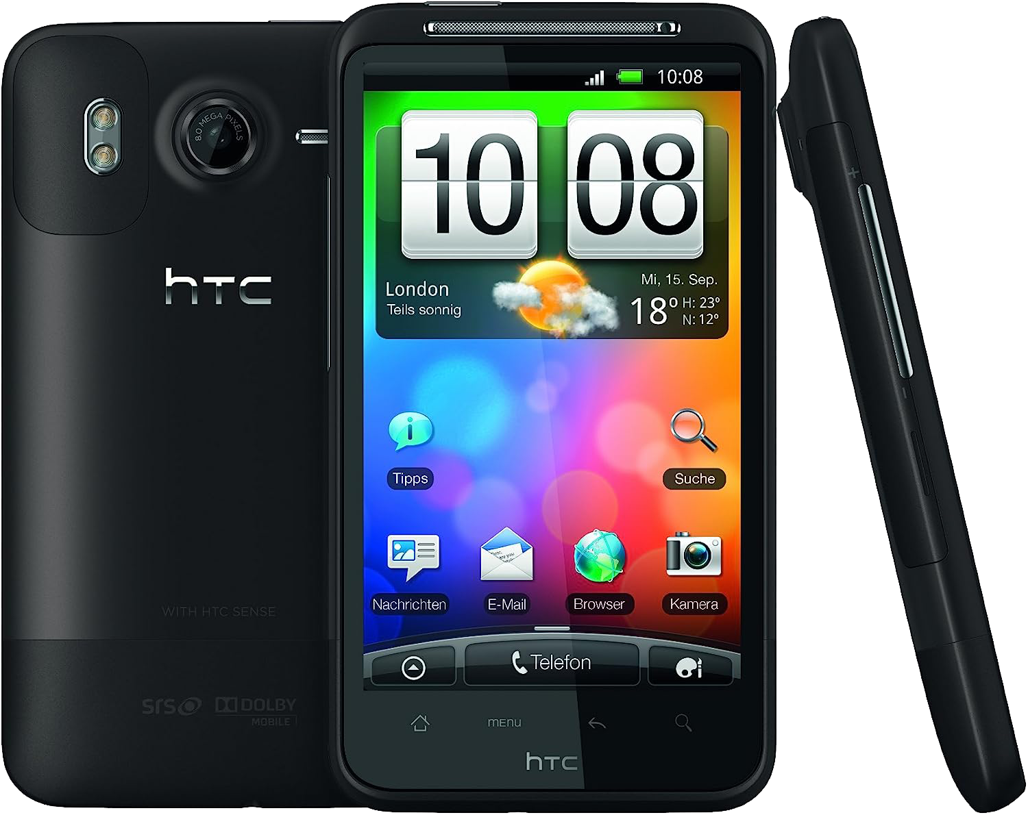 HTC Desire HD schwarz - Ohne Vertrag