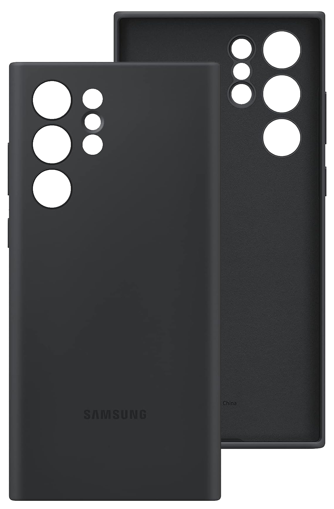 Samsung Silicone Cover (Galaxy S22 Ultra) schwarz - Ohne Vertrag