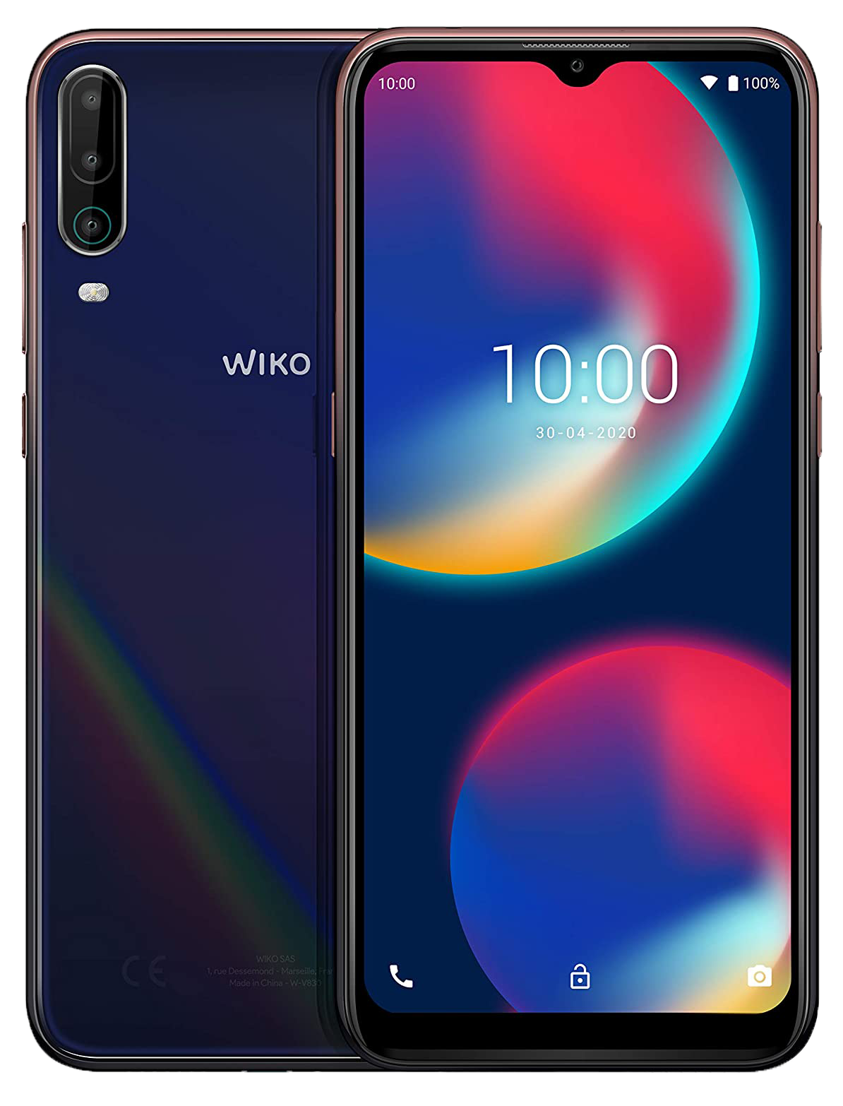 Wiko View 4 Dual-SIM blau - Ohne Vertrag