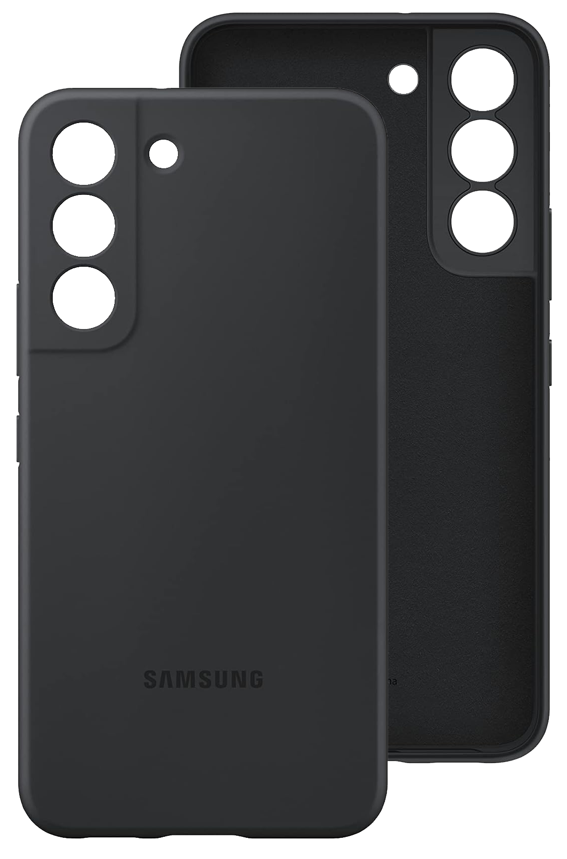 Samsung Silicone Cover (Galaxy S22) schwarz - Ohne Vertrag