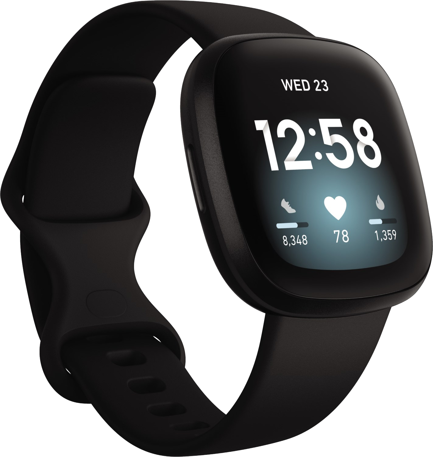 Fitbit Versa 3 schwarz - Ohne Vertrag
