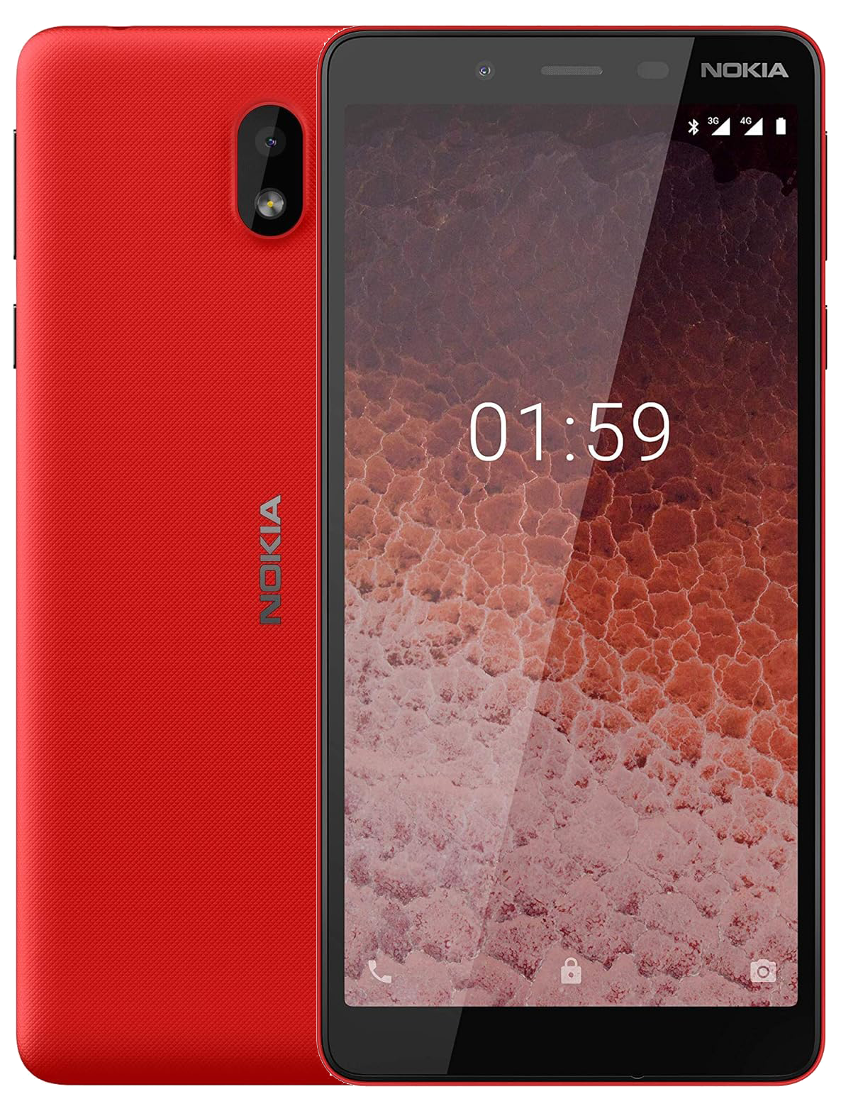 Nokia 1 Plus Dual-SIM rot - Ohne Vertrag