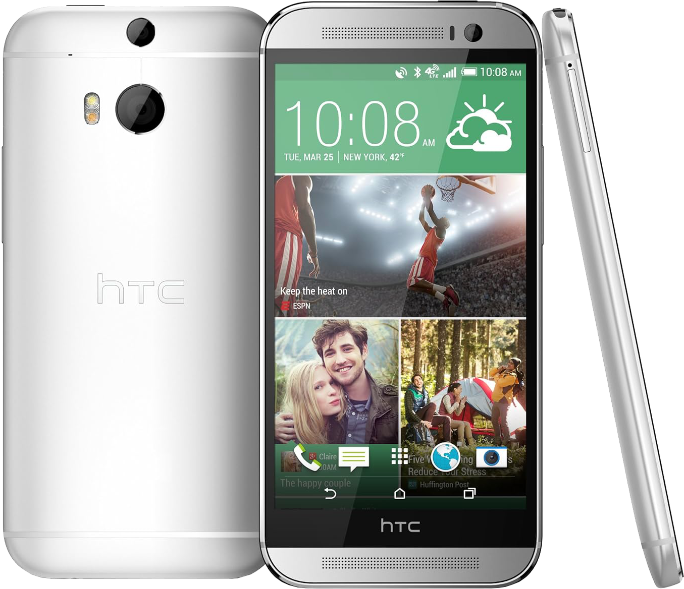 HTC One M8 16 GB silber - Onhe Vertrag