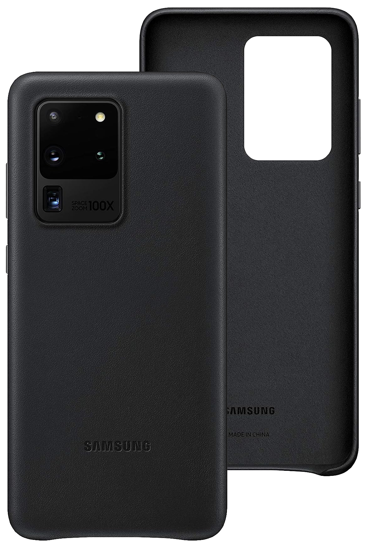 Samsung Leder Cover (Galaxy S20 Ultra) schwarz - Ohne Vertrag
