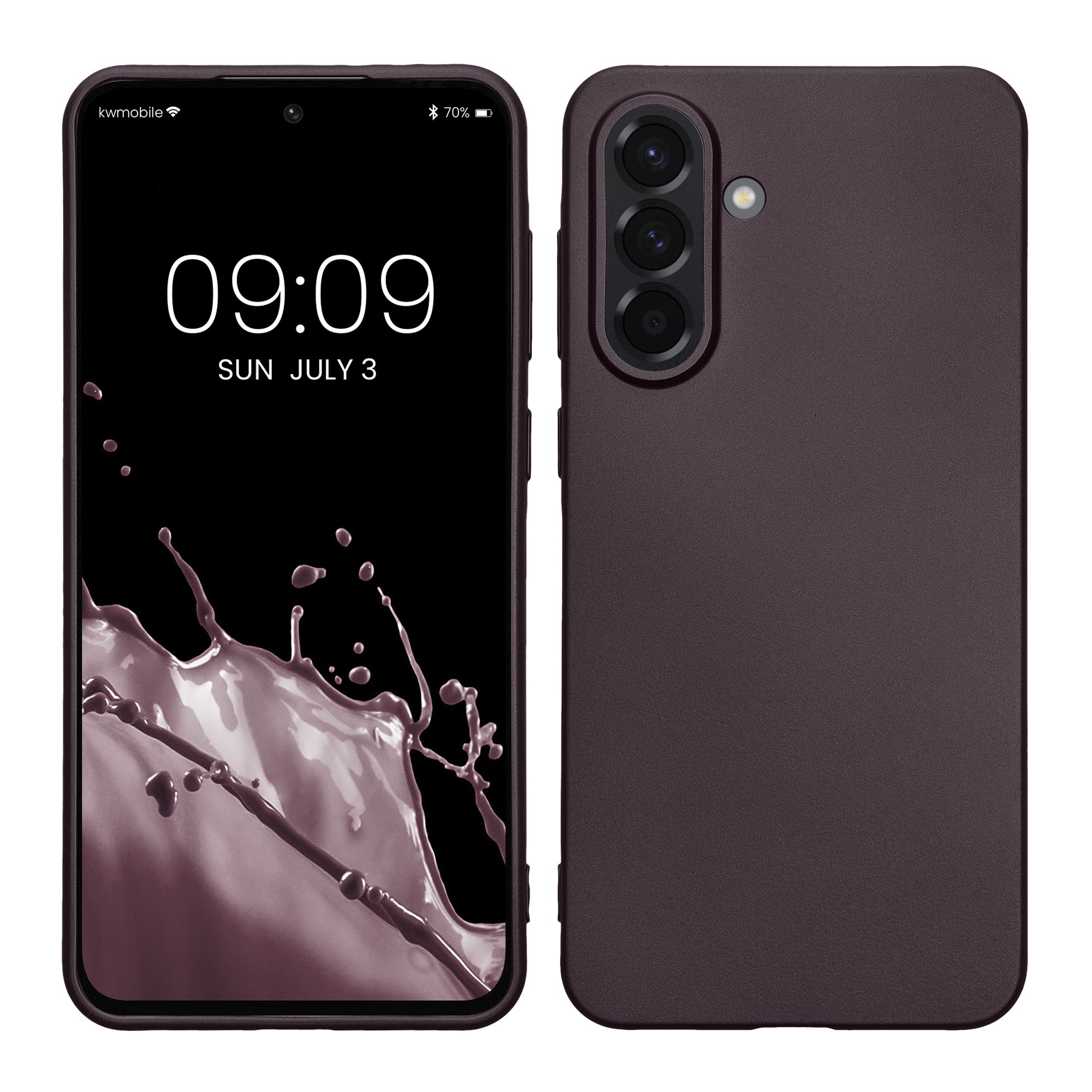 TPU Hülle für Samsung Galaxy A56 5G in Metallic Brombeere