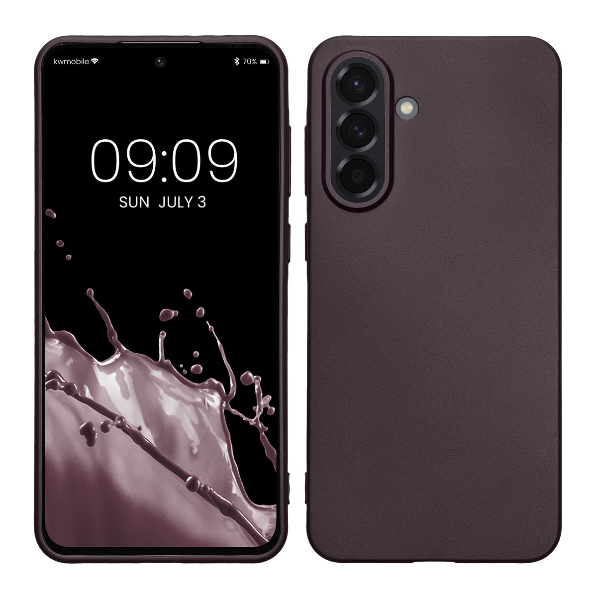TPU Hülle für Samsung Galaxy A56 5G in Metallic Brombeere