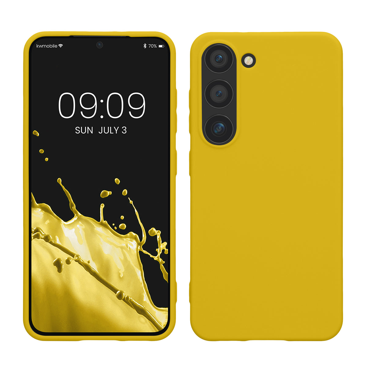 TPU Hülle für Samsung Galaxy S23 in Strahlend Gelb