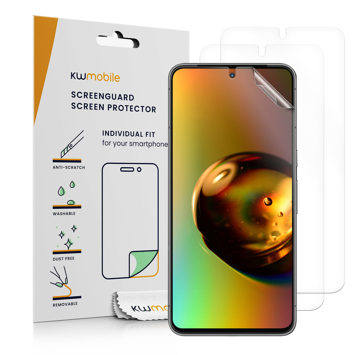 3x Folie kristallklar für Google Pixel 8 Pro
