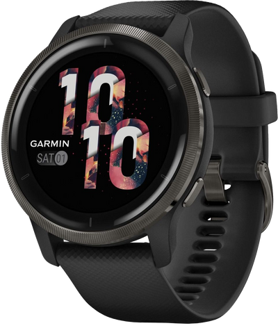 Venu 2 45mm slate Edelstahl Armband schwarz