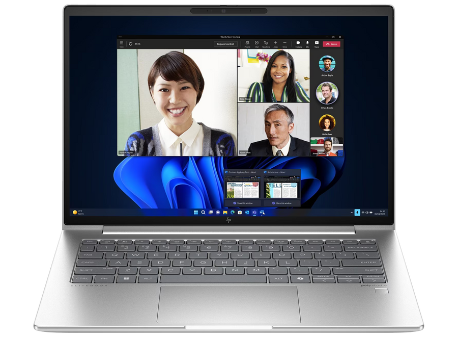 HP EliteBook 640 G11 14" 2024 WUXGA Ultra 5 135U 32 GB / 512 GB W11Pro QWERTZ Silber Renew - Ohne Vertrag
