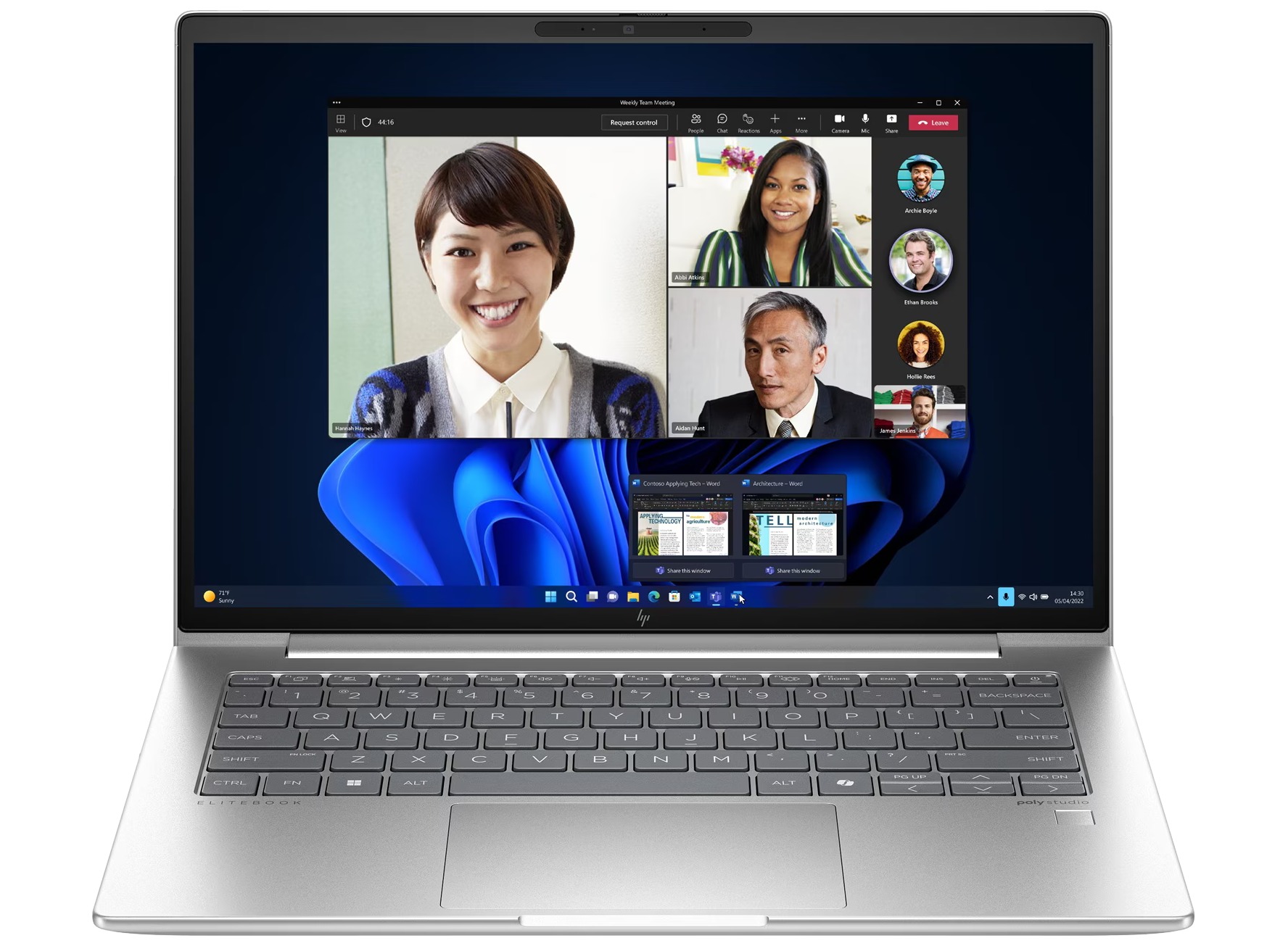 HP EliteBook 640 G11 4G 14" 2024 WUXGA Ultra 7 155U 16 GB / 512 GB SSD W11Pro QWERTZ Silber Renew - Ohne Vertrag