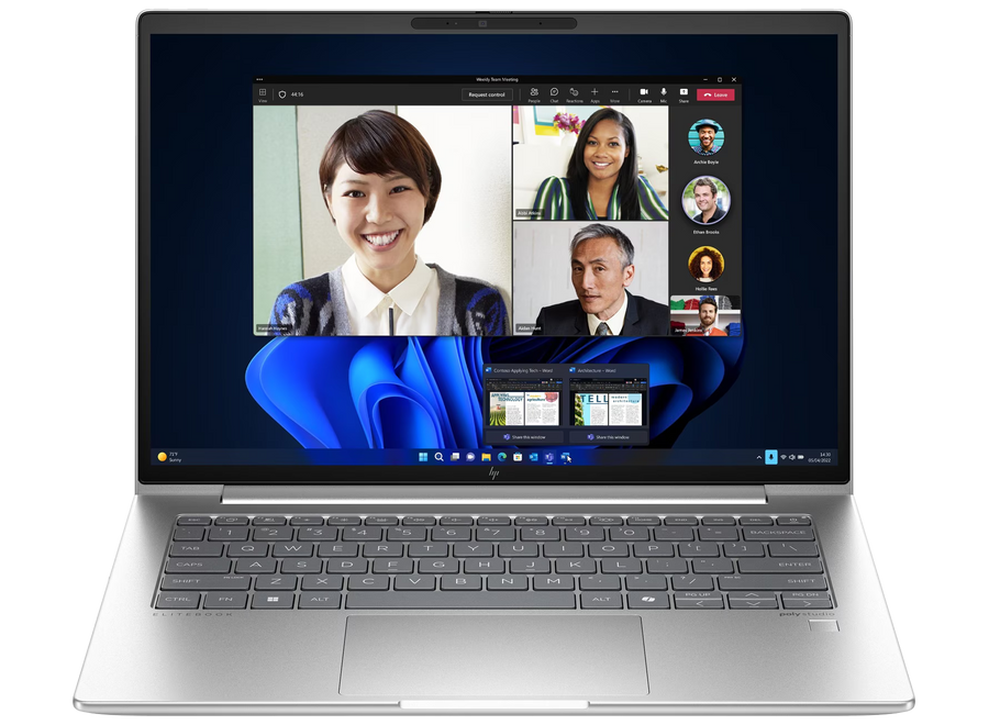 HP EliteBook645 G11 4G 14" 2024 WUXGA Ryzen 7 7735U 16 GB / 512 GB SSD W11Pro QWERTZ Silber Renew - Ohne Vertrag