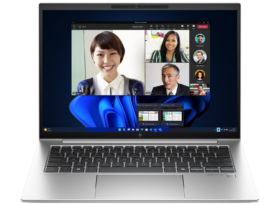 HP EliteBook 840 G11 4G 14" 2024 WUXGA Ultra 5 125U 16 GB / 512 GB SSD W11Pro QWERTZ Silber Renew - Ohne Vertrag