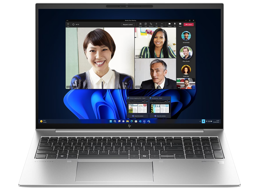 HP EliteBook 860 G11 16" WUXGA 2024 Ultra 5 125U 16 GB / 512 GB SSD W11Pro QWERTZ Silber Renew - Ohne Vertrag