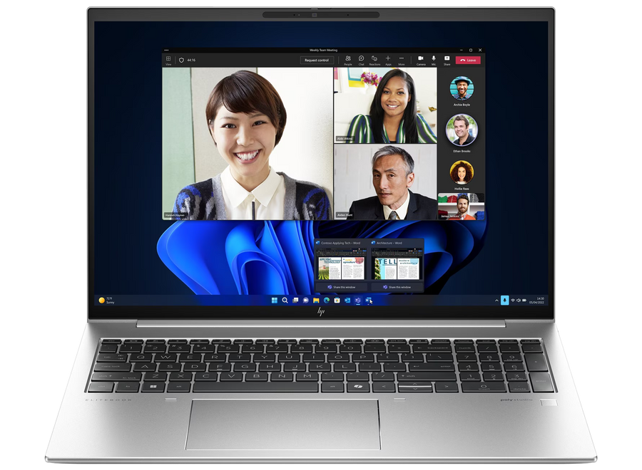 HP EliteBook 860 G11 4G 16" WUXGA 2024 Ultra 7 155U 16 GB / 512 GB SSD W11Pro QWERTZ Silber Renew - Ohne Vertrag