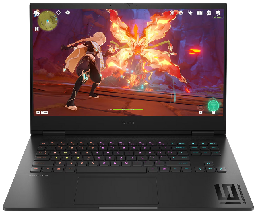 HP OMEN 16-wf1795ng 16" 2024 QHD i9-14900HX 32 GB / 1 TB SSD RTX4080 W11H QWERTZ Schwarz Renew - Ohne Vertrag